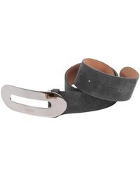 Tod's - Eleganter beiger ledergürtel - Lyst