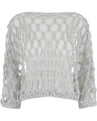 Antonelli - Knitwear > round-neck knitwear - Lyst