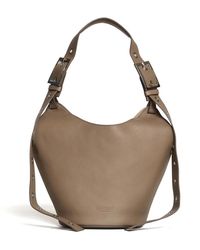 Dondup - Tassen ,Bruin ,Leer Kleine Leren Schoudertas Met Gespsluiting - Lyst