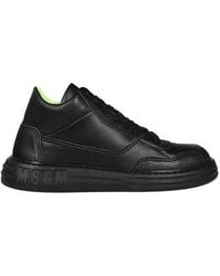 MSGM - Niedrige ledersneakers - Lyst