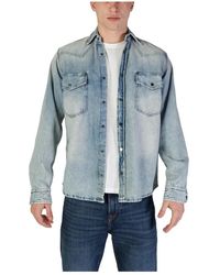 HUGO - Klassisches Denim-Hemd Für Männer - Lyst