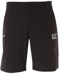 EA7 - Shorts mit reißverschluss - Lyst