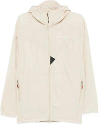 Klättermusen - Jassen ,Roze ,Polyester Eitre Zip Hood Jacket - Lyst