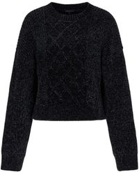 ARMANI EXCHANGE - Round-Neck Knitwear - Lyst