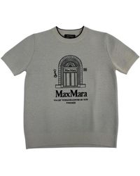 Max Mara - Euforia Jacquard Knit T-Shirt - Lyst