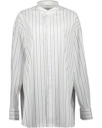 Ami Paris - Gestreepte Oversized Shirt Lente-Zomer 2025 - Lyst