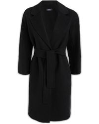 Max Mara - Jassen ,Zwart ,Wol Arona Coat - Lyst