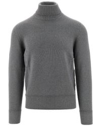 Drumohr - Truien & Vesten ,Grijs ,Dolcevita Ml Rasato Tubico - Lyst