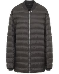 Moncler - Jassen ,Grijs ,Wol Flight Parka - Lyst