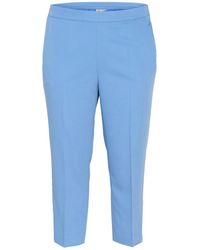 Kaffe - Cropped Trousers - Lyst