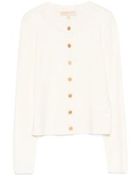 Michael Kors - Truien & Vesten ,Wol Ribbed-Button Cardigan - Lyst