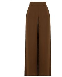 Attic And Barn - Broeken ,Bruin ,Groene Pueblo Broek Voor Vrouwen - Lyst