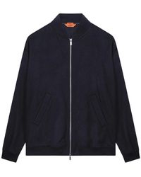 Barena - Jassen ,Blauw ,Wol Giubbino College Jacket - Lyst