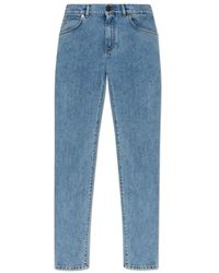 Balmain - Jeans ,Blauw ,Katoen Skinny Jeans - Lyst