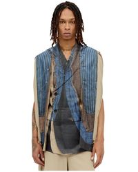 Comme des Garçons - Trompe Loeil Double-Breasted Blazer - Lyst