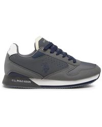 U.S. POLO ASSN. - Sneakers con logo stampato - grigio - Lyst