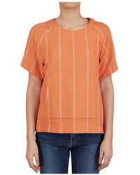Kiton - Gestreept Trui Met Ronde Hals - Lyst
