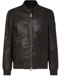 Peuterey - Jassen ,Bruin ,Leer Tureia Jacket - Lyst
