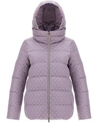 Herno - Nylon Monogram Donsjas - Lyst