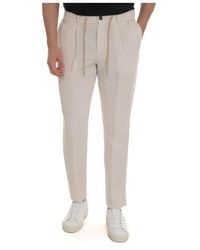 Berwich - Trousers with lace tie - Lyst