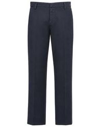 Dondup - Broeken ,Blauw ,Chinos - Lyst