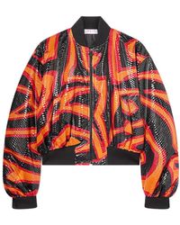 PUCCI - Jassen ,Veelkleurig ,Iride-Print Jas Met Slangenhuideffect - Lyst