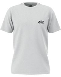 Vans - Tops ,Wit ,Katoen Skateboarding Spirit Tee - Lyst