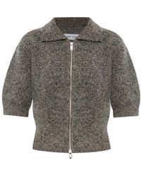 Samsøe & Samsøe - Truien & Vesten ,Grijs ,Wol Sakelsie Cardigan - Lyst