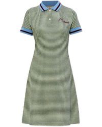 Marni - Kleedjes ,Groen ,Geruite Jurk - Lyst