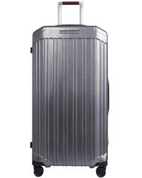 Piquadro - Hardside 4 Wheel Suitcase - Lyst