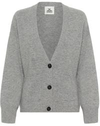 Karen By Simonsen - Truien & Vesten ,Grijs ,Leer Cardigans - Lyst