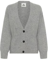 Karen By Simonsen - Truien & Vesten ,Grijs ,Leer Cardigans - Lyst