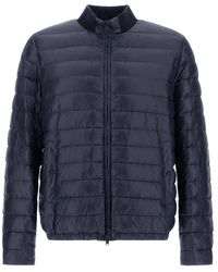Herno - Jassen ,Blauw ,Nylon Ultralight Light Down Jacket - Lyst