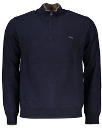 Harmont & Blaine - Blauer pullover - Lyst