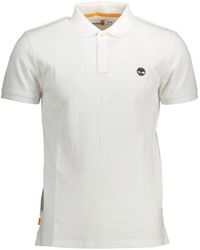 Timberland - Tops ,Wit ,Slim Fit Polo - Lyst