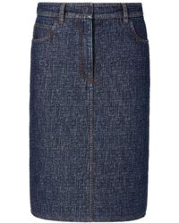 Fendi - Denim Skirts - Lyst