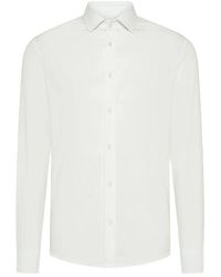 Cruna - Overhemden ,Wit ,Polyester Manhattan Shirt - Lyst