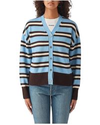 PINKO - Truien & Vesten ,Veelkleurig ,Wol Vienna Cardigan - Lyst