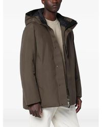 Goldwin - Jassen ,Bruin ,Leer Gore-Tex Snow Range Down/L Jacket - Lyst
