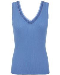 P.A.R.O.S.H. - Sleeveless Tops - Lyst