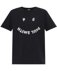 PS by Paul Smith - T-shirt logo in cotone organico - Lyst