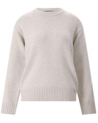 Herno - Truien & Vesten ,Wol Trui Met Ronde Hals - Lyst