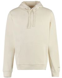 Les Deux - Bio-baumwoll-hoodie mit kontraststreifen - Lyst