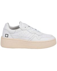Date - Weiße step sneakers - Lyst