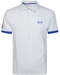 Sun 68 - Tops ,Wit ,Katoen Polo N Fluo - Lyst