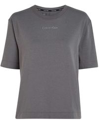 Calvin Klein - T-shirt ck performance pw - ss t-shirt (rel - Lyst