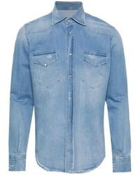 Sartorio Napoli - Denim Shirts - Lyst