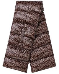 Mackage - Accessoires ,Bruin ,Polyester River Down Sjaal - Lyst