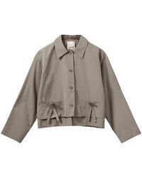 Sofie Schnoor - Jassen ,Groen ,Katoen Light Jacket - Lyst