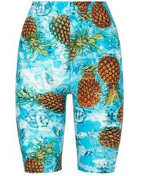 Philipp Plein - Pineapple Skies Biker Shorts - Lyst